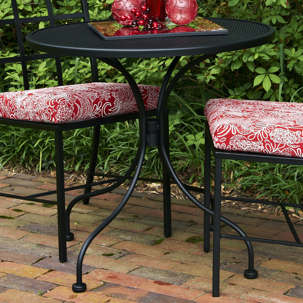 Canora Grey Midsomer Metal Bistro Table Reviews Wayfair Canada